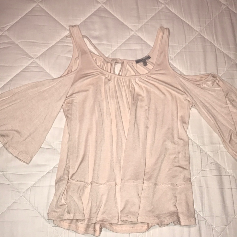 Pale Pink Off the Shoulder Top